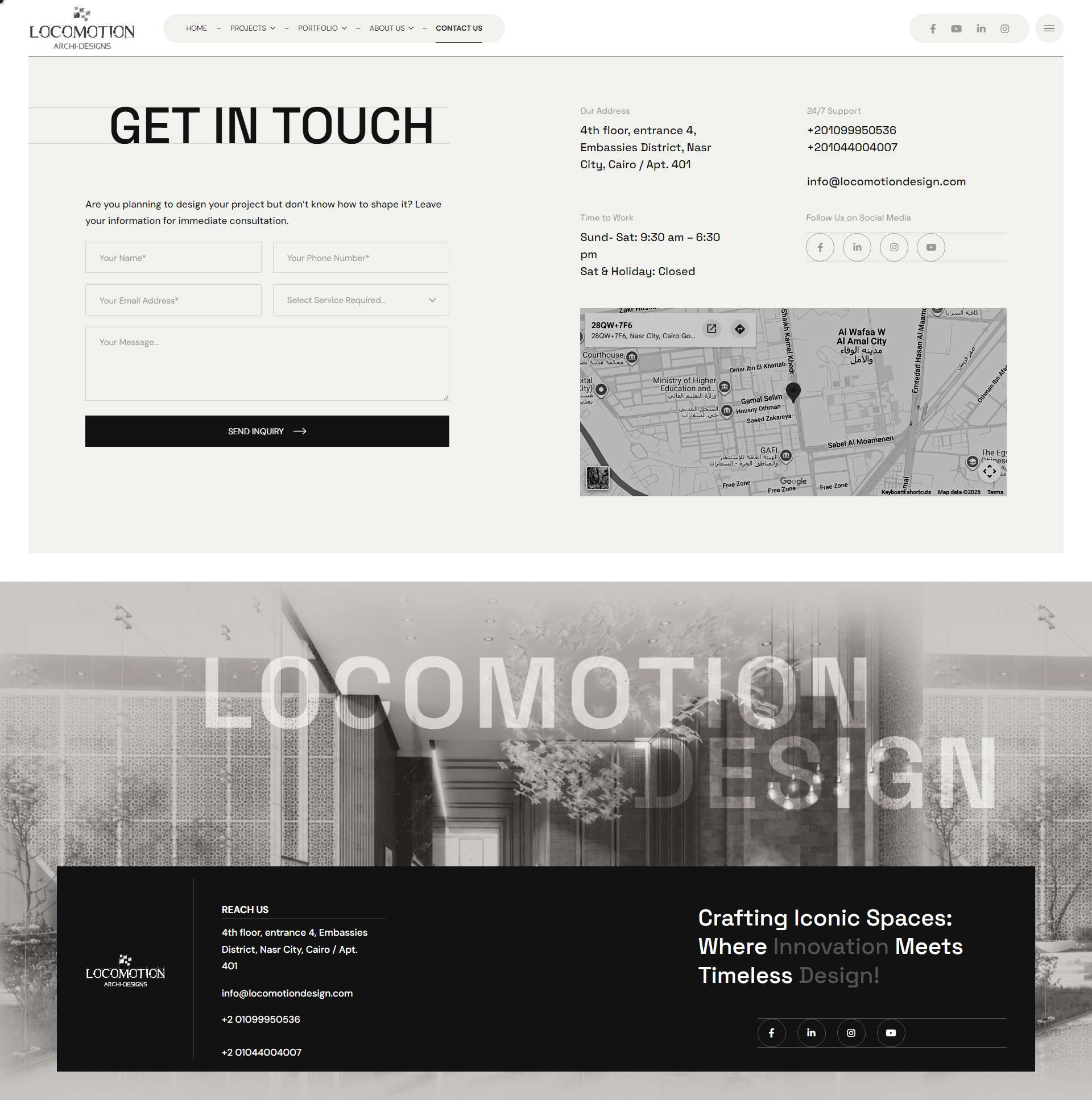 Contact Us Desktop