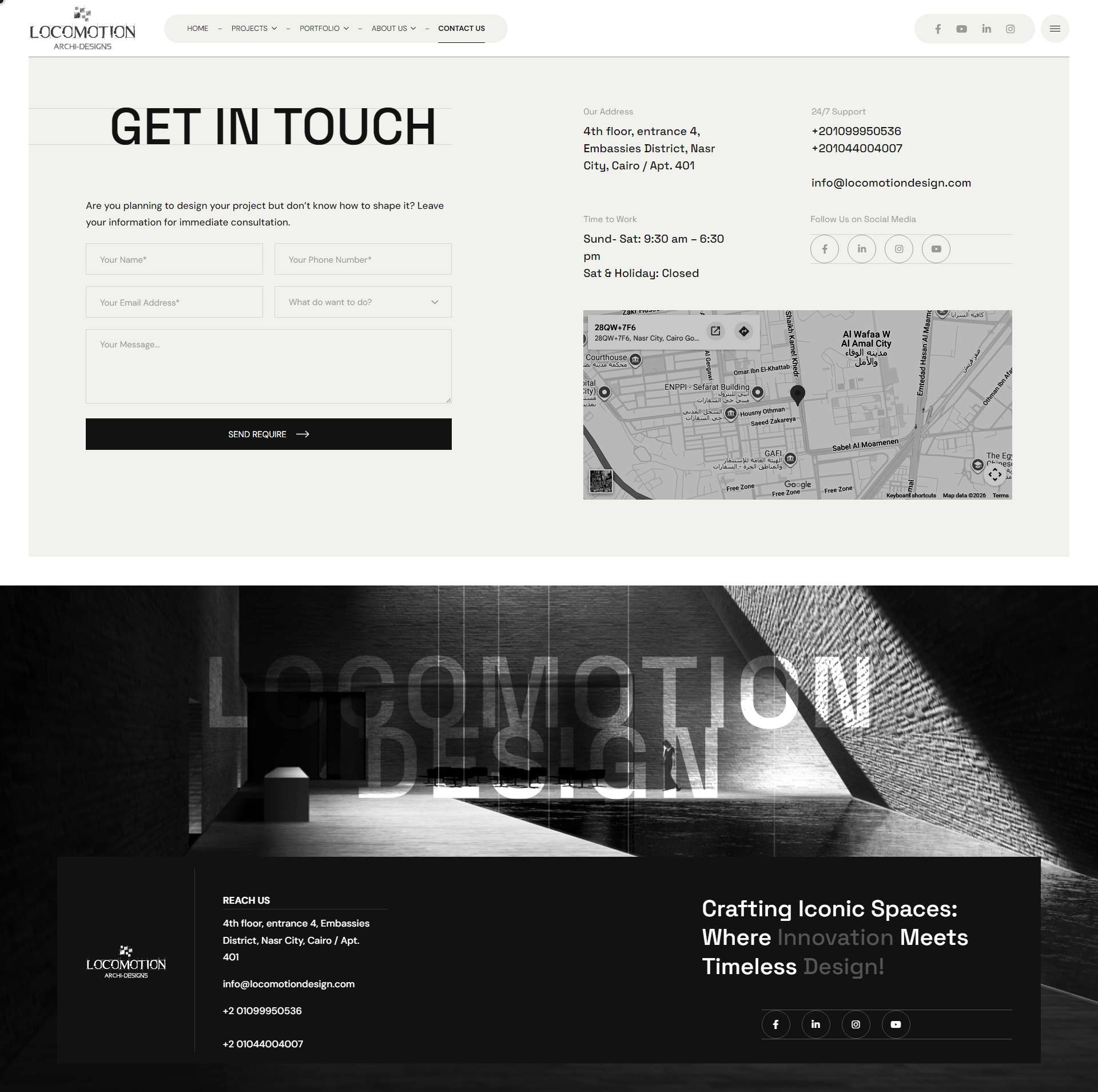 Contact Us Desktop